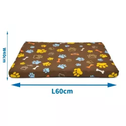 Poduszka z gąbki 40x60x5cm z nadrukiem dla zwierząt komfort i styl - 8719138226207
