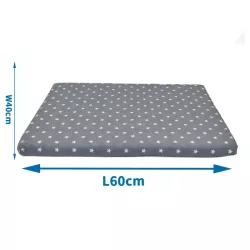 Poduszka z gąbki 40x60x5cm z nadrukiem dla zwierząt komfort i styl - 8719138226207