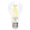 Ściemnialna żarówka LED A60 E27 6W typu filament biała zimna 6500K - 8433325370800