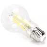 Ściemnialna żarówka LED A60 E27 6W typu filament biała zimna 6500K - 8433325370800