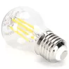 Ściemnialna żarówka LED kulka G45 E27 4W typu filament zimna 6500K - 8433325370862