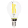 Ściemnialna żarówka LED mała kulka G45 E14 4W filament zimna 6500K - 8433325370923
