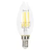 Ściemnialna żarówka LED świeczka C35 E14 4W filament zimna 6500K - 8433325371012