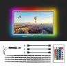 Taśma led RGB 4x0,5m komplet do podświetlenia telewizora usb tv - 8433325203764