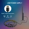 Taśma led RGB 4x0,5m komplet do podświetlenia telewizora usb tv - 8433325203764