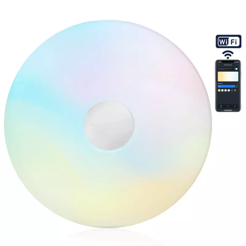 Plafon panel LED 34 cm RGB+CCT Wi-Fi 18W inteligentna lampa sufitowa - 8433325202170