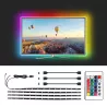 Taśma led RGB 4x0,5m komplet do podświetlenia telewizora usb tv - 8433325203764
