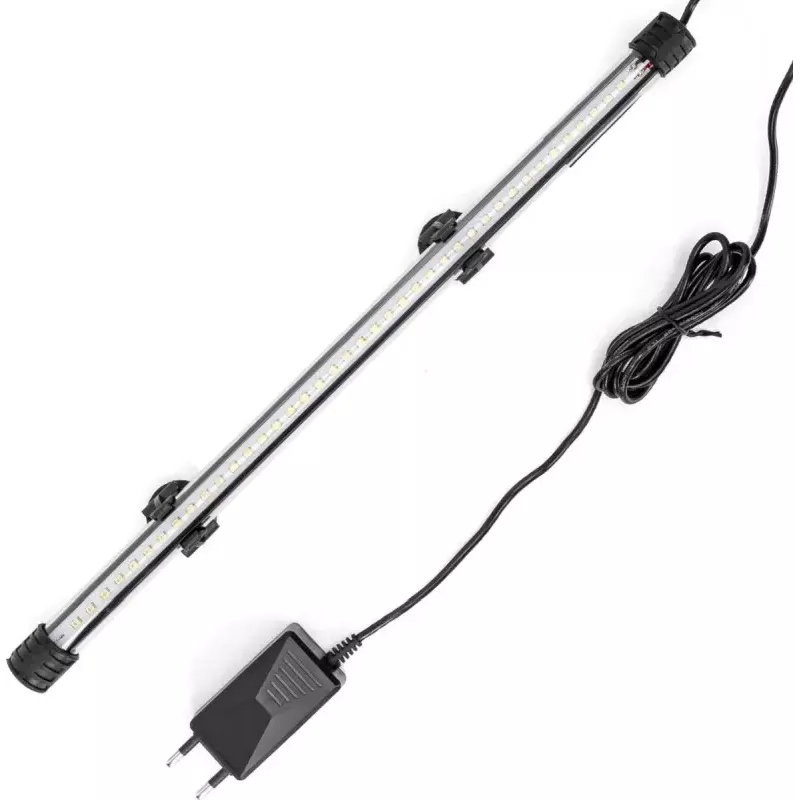 Lampa akwariowa dł 40cm/2w białe światło szklana rurka z przyssawkami - 8719138181933