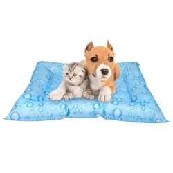 Mata 65x55cm chłodząca dla psa lub kota żelowa z nadrukiem w kropelki - 8719138228096
