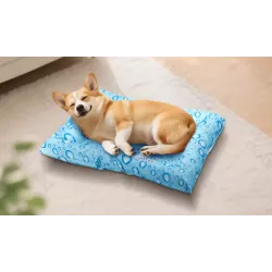 Mata 65x55cm chłodząca dla psa lub kota żelowa z nadrukiem w kropelki - 8719138228096