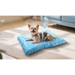 Mata 65x55cm chłodząca dla psa lub kota żelowa z nadrukiem w kropelki - 8719138228096