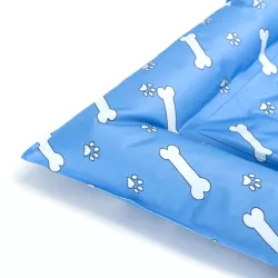 Mata chłodząca L 65x55cm dla psa lub kota żelowa z nadrukiem w kostki - 8719138228119