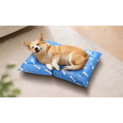 Mata chłodząca L 65x55cm dla psa lub kota żelowa z nadrukiem w kostki - 8719138228119