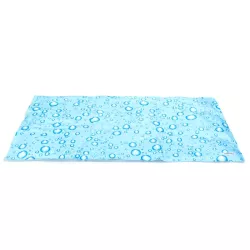 Mata chłodząca L 90x50cm dla psa lub kota żelowa z nadrukiem w krople - 8719138228140