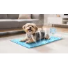 Mata chłodząca L 90x50cm dla psa lub kota żelowa z nadrukiem w krople - 8719138228140
