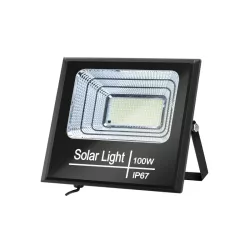 Naświetlacz solarny LED z panelem słonecznym 100W 1100lm 6500K IP67 - 8433325211899