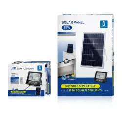 Naświetlacz solarny LED z panelem słonecznym 100W 1100lm 6500K IP67 - 8433325211899