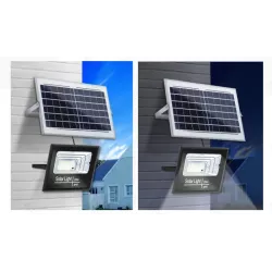 Naświetlacz solarny LED z panelem słonecznym 100W 1100lm 6500K IP67 - 8433325211899