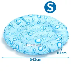 Mata chłodząca S 43cm dla psa lub kota żelowa z nadrukiem w kropelki - 8719138228027