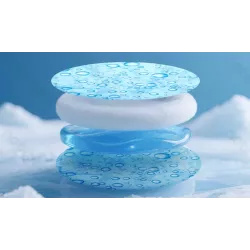 Mata chłodząca S 43cm dla psa lub kota żelowa z nadrukiem w kropelki - 8719138228027