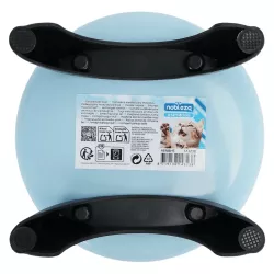 Plastikowa podwyższona miska dla kota 300ml z nadrukami z kreskówek - 8719138143238