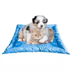 Mata chłodząca M 56x46cm dla psa lub kota żelowa z nadrukiem w kostki - 8719138228102