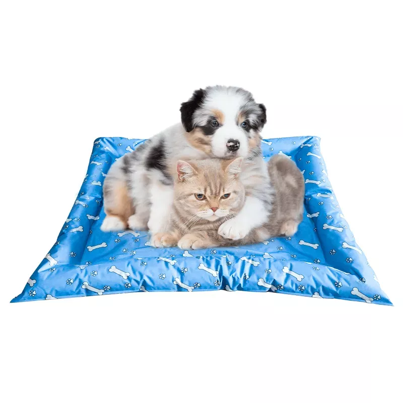 Mata chłodząca M 56x46cm dla psa lub kota żelowa z nadrukiem w kostki - 8719138228102