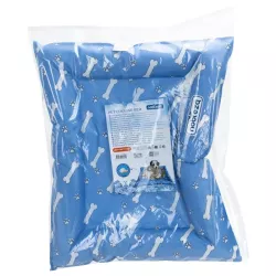 Mata chłodząca M 56x46cm dla psa lub kota żelowa z nadrukiem w kostki - 8719138228102