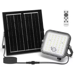 Naświetlacz solarny 80W LED z panelem słonecznym 800lm 6500K IP67 - 8433325402914