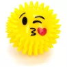 Piłka dla psa świecąca emotka 7 cm zabawka piłeczka led z kolcami - 8719138051137