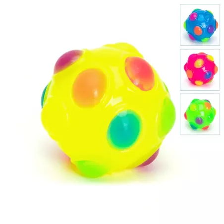 Świecąca kula LED disco piłka sensoryczna o średnicy 7.5cm dla psów - 8719138051014