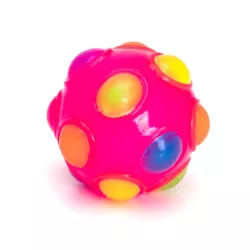 Świecąca kula LED disco piłka sensoryczna o średnicy 7.5cm dla psów - 8719138051014