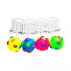 Świecąca kula LED disco piłka sensoryczna o średnicy 7.5cm dla psów - 8719138051014