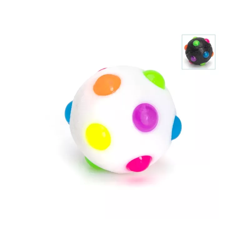 Świecąca kula LED disco piłka sensoryczna o średnicy 6cm dla psów