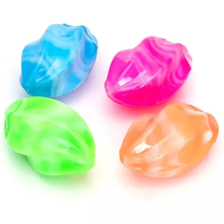 Świecąca piłka karambola 8cm Jajowata galaktyka do zabawy dla psa - 8719138051113