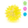Jeżyk 3.8 cm świecąca odbijająca się piłka LED z kolcami do zębów - 8719138051120