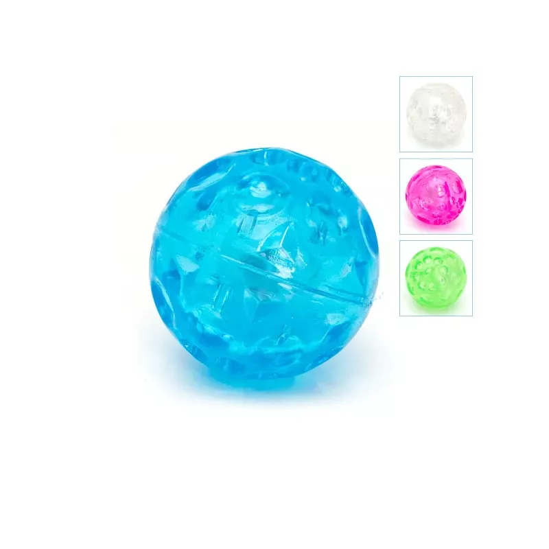 Piłka meteoryt świecąca kula LED 5.5cm zabawka dla psa do aportowania - 8719138051168