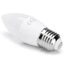 Żarówka LED 8W/230V 6500K 710lm świecowa C37 E27 barwa biała zimna - 8433325223403