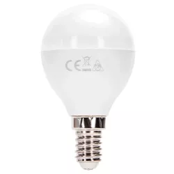 Żarówka 8W E14 G45 710lm biała ciepła 3000K mała mleczna kulka - 8433325223441