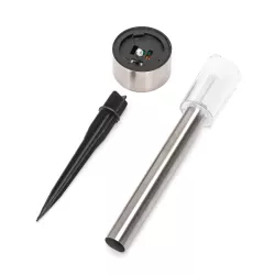 Ambientowa lampa ogrodowa solarna LED ze stali nierdzewnej prosta-8433325224219