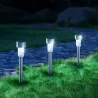 Lampa solarna ogrodowa LED ze stali nierdzewnej prosta Ambientowa - 8433325224219