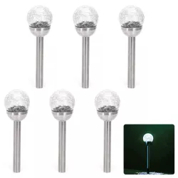 Ambientowa lampa ogrodowa solarna LED ze stali nierdzewnej wbijana do-8433325346331