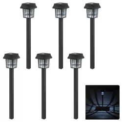 Ambientowa lampa ogrodowa solarna LED z tworzywa sztucznego, kolumna-8433325346348