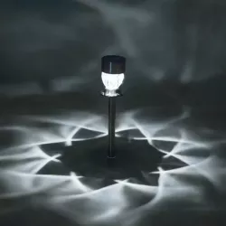 Lampka ogrodowa chłodny diament 5.5x35cm solarna ze stali nierdzewnej - 8433325346324