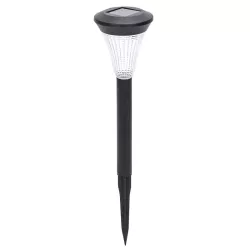 Lampa ogrodowa solarna LED cienki słupek 30 cm z tworzywa sztucznego - 8433325346355