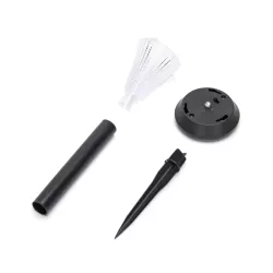 Lampa ogrodowa solarna LED cienki słupek 30 cm z tworzywa sztucznego - 8433325346355