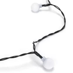 Girlanda ogrodowa solarna 50 RGBY kolorowe mleczne małe kulki dł. 10m - 8433325300951