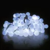 Girlanda ogrodowa solarna 50 białe chłodne mleczne małe kulki dł. 10m - 8433325300944