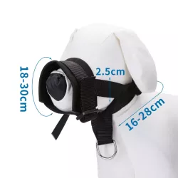 Humanitarny kaganiec rozmiar L 2.5x18-30cm z imitacji nylonu dla psa - 8719138041527