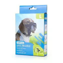 Humanitarny kaganiec rozmiar L 2.5x18-30cm z imitacji nylonu dla psa - 8719138041527